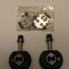 Speedplay Frog Clipless Pedals Cleats Set Vintage Black Silver Steel Road MTB Pkg 2